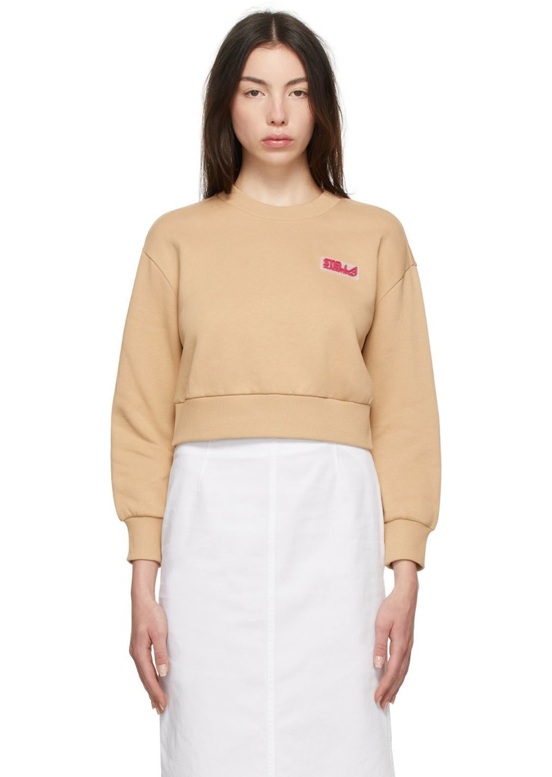 Stella McCartney Beige Logo Sweatshirt