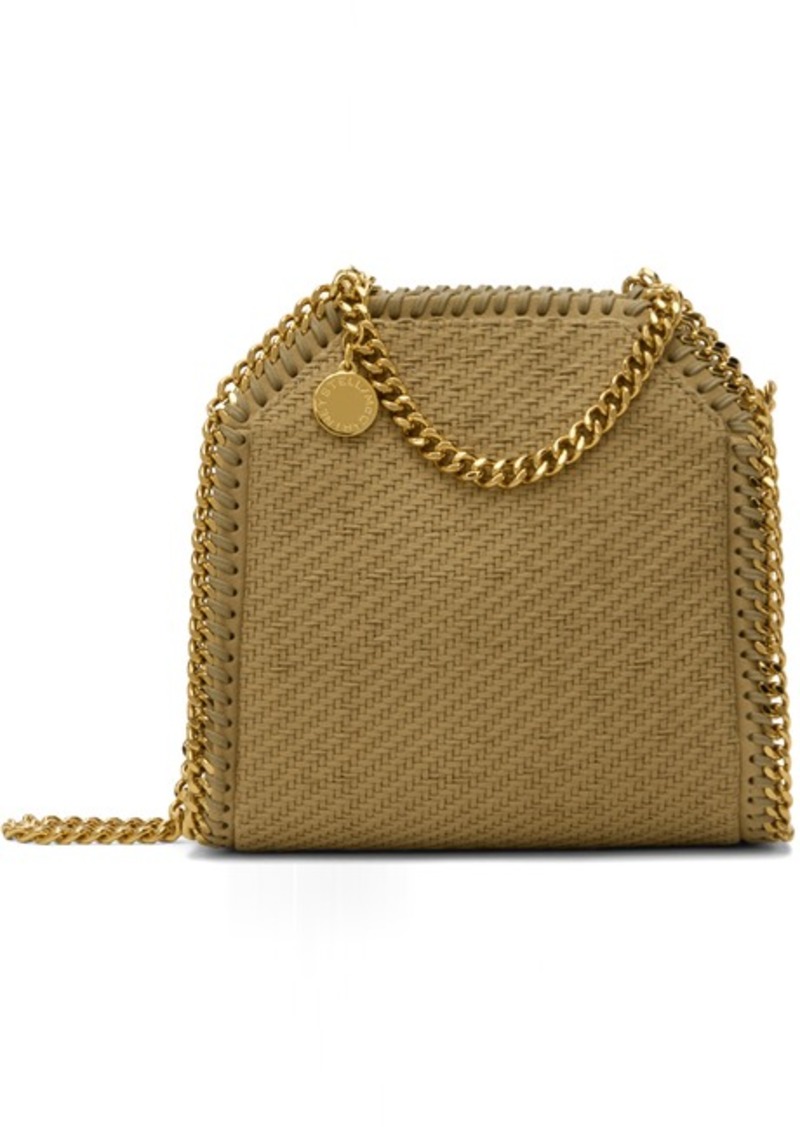 Stella McCartney Beige Tiny Woven Bag