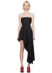 Stella McCartney Black Bandeau Midi Dress