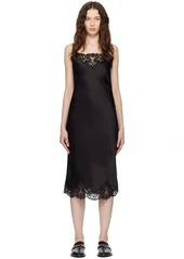 Stella McCartney Black Cocktail Midi Dress