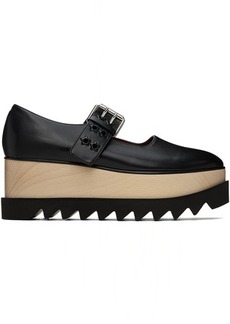 Stella McCartney Black Elyse Star-Studded Loafers