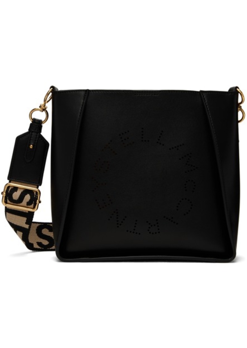 Stella McCartney Black Logo Shoulder Bag