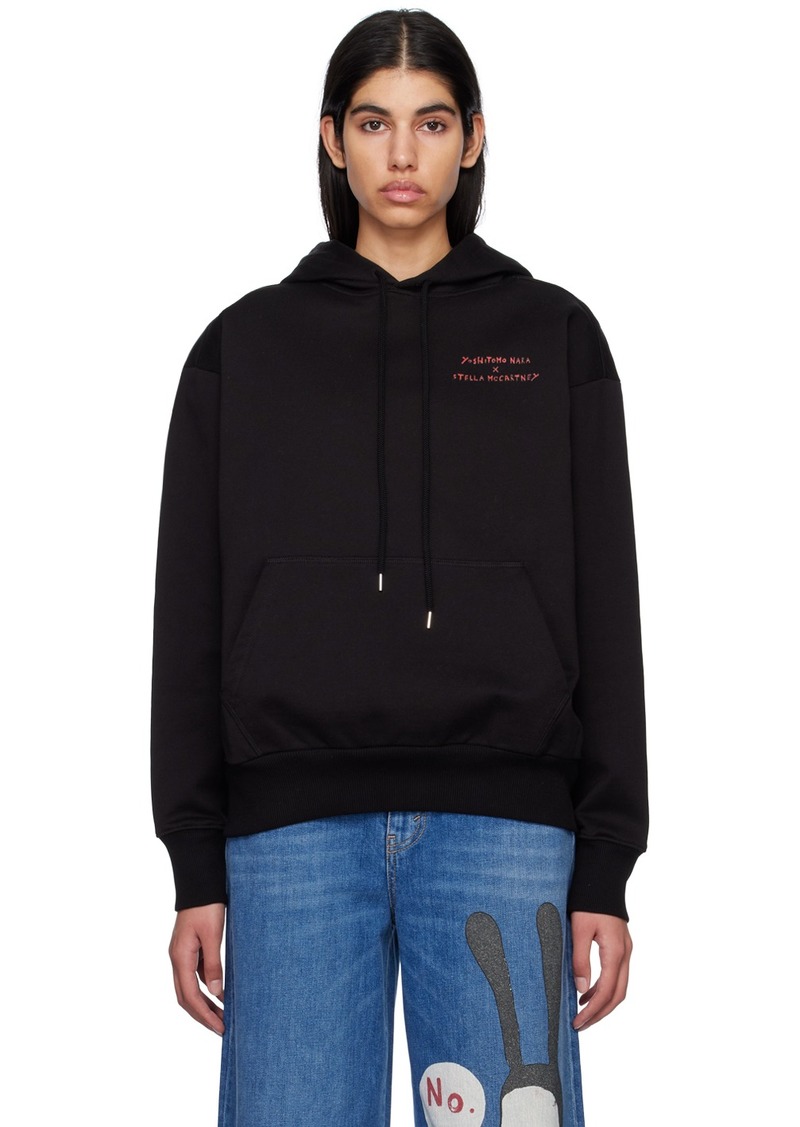 Stella McCartney Black Printed Twins II Hoodie