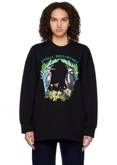 Stella McCartney Black 'The Bird Crest' Sweatshirt