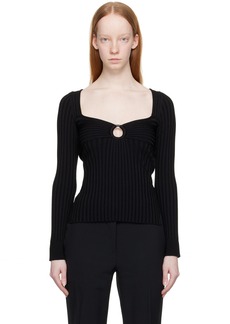 Stella McCartney Black V-Neck Sweater