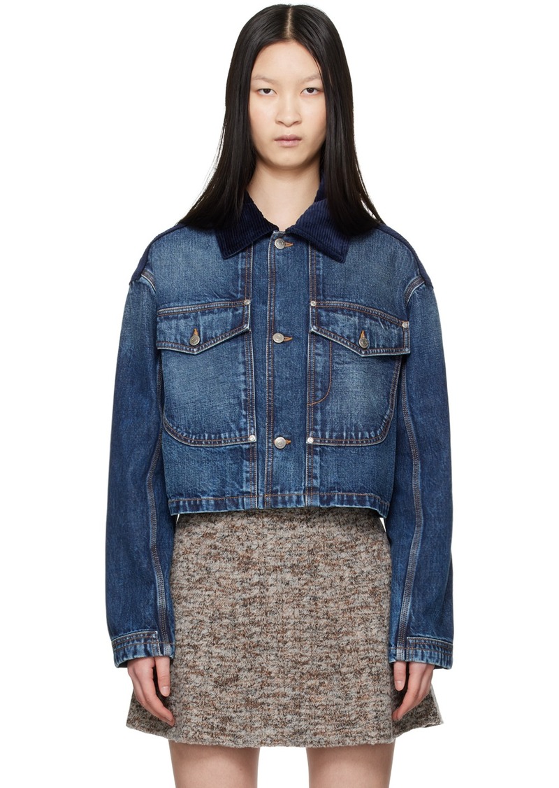 Stella McCartney Blue Collar Denim Jacket