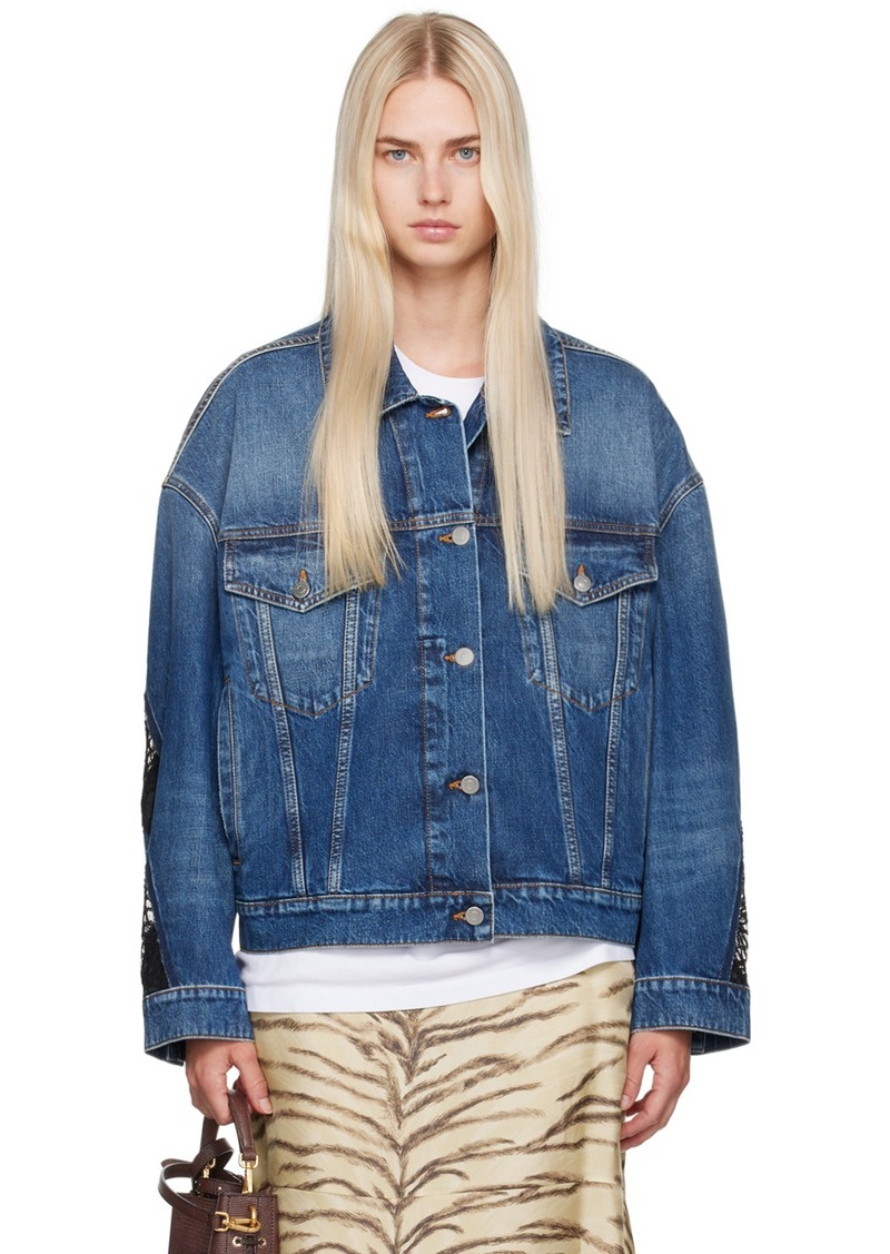 Stella McCartney Blue Faded Denim Jacket