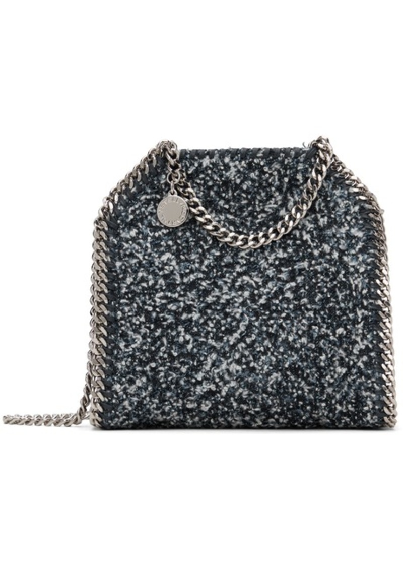 Stella McCartney Blue Falabella Tiny Bouclé Bag