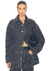 Stella McCartney Boucle Denim Overshirt