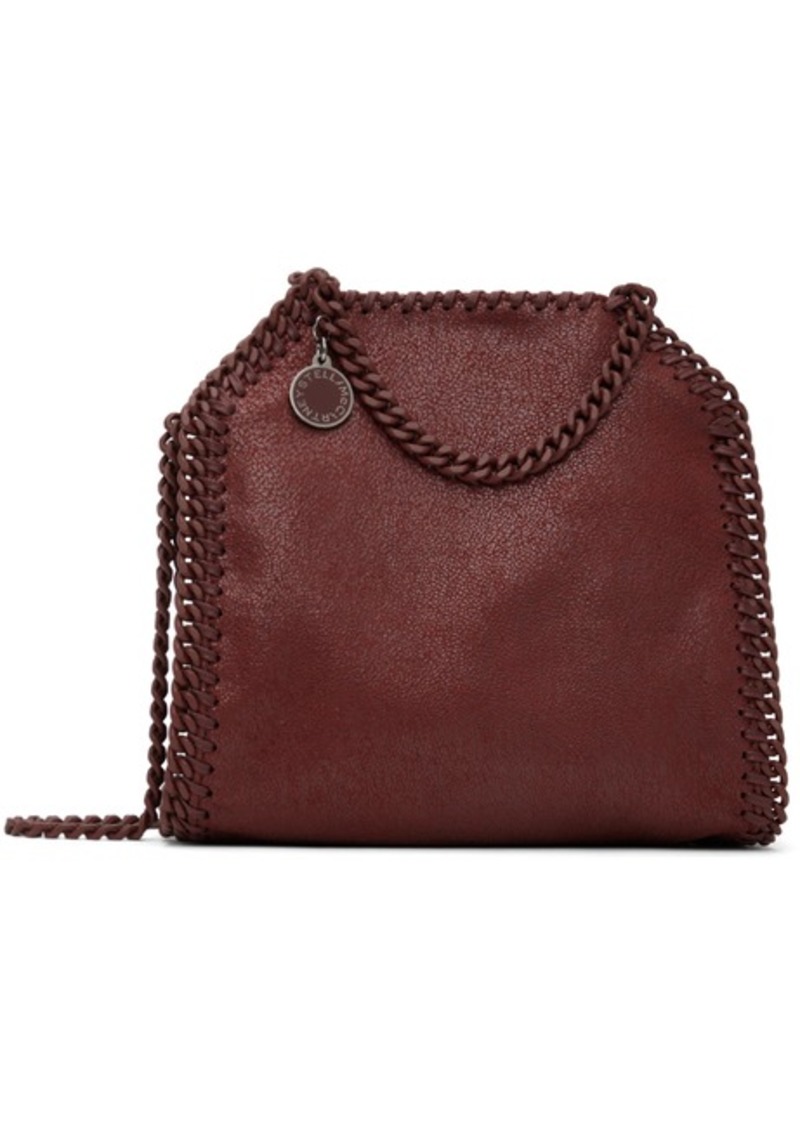 Stella McCartney Burgundy Falabella Tiny Enamel Bag