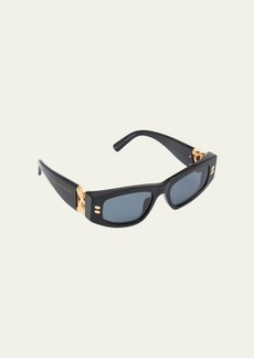 Stella McCartney Chain Acetate Cat-Eye Sunglasses