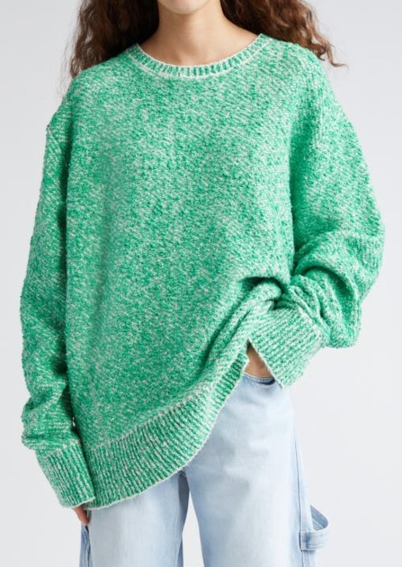 Stella McCartney Cotton Blend Bouclé Sweater