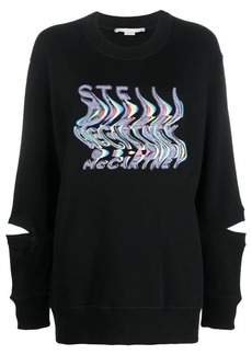 STELLA MCCARTNEY Cotton logo sweatshirt