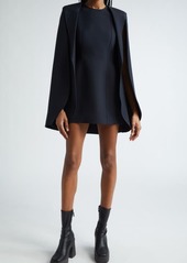 Stella McCartney Crepe Cape Dress