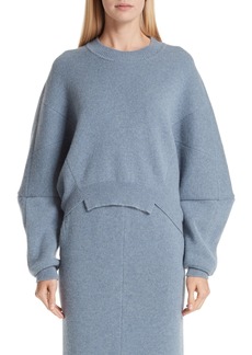 Stella McCartney Cutout Hem Wool & Alpaca Sweater