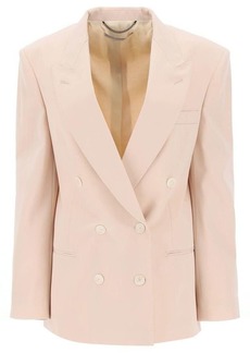 Stella mccartney double-breasted tailoring jacket in light wool