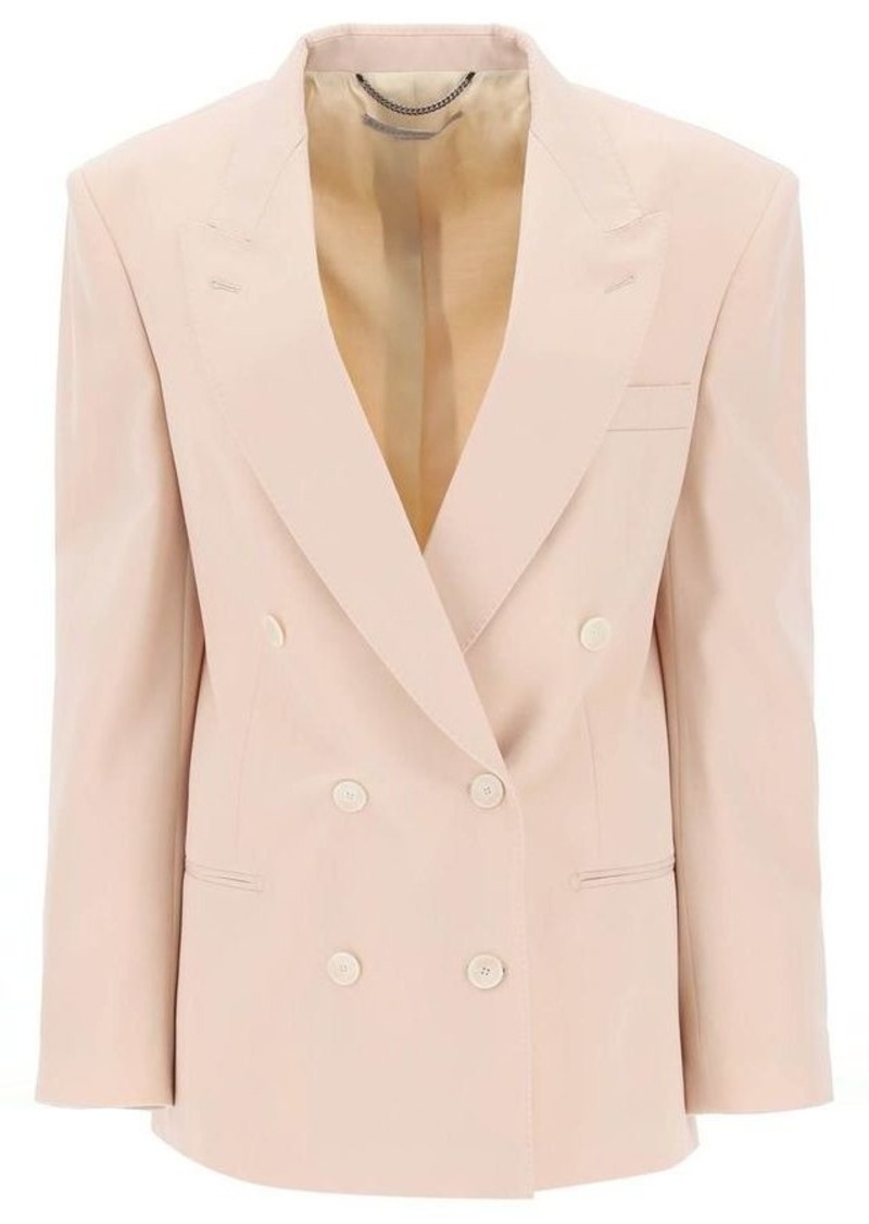 Stella mccartney double-breasted tailoring jacket in light wool