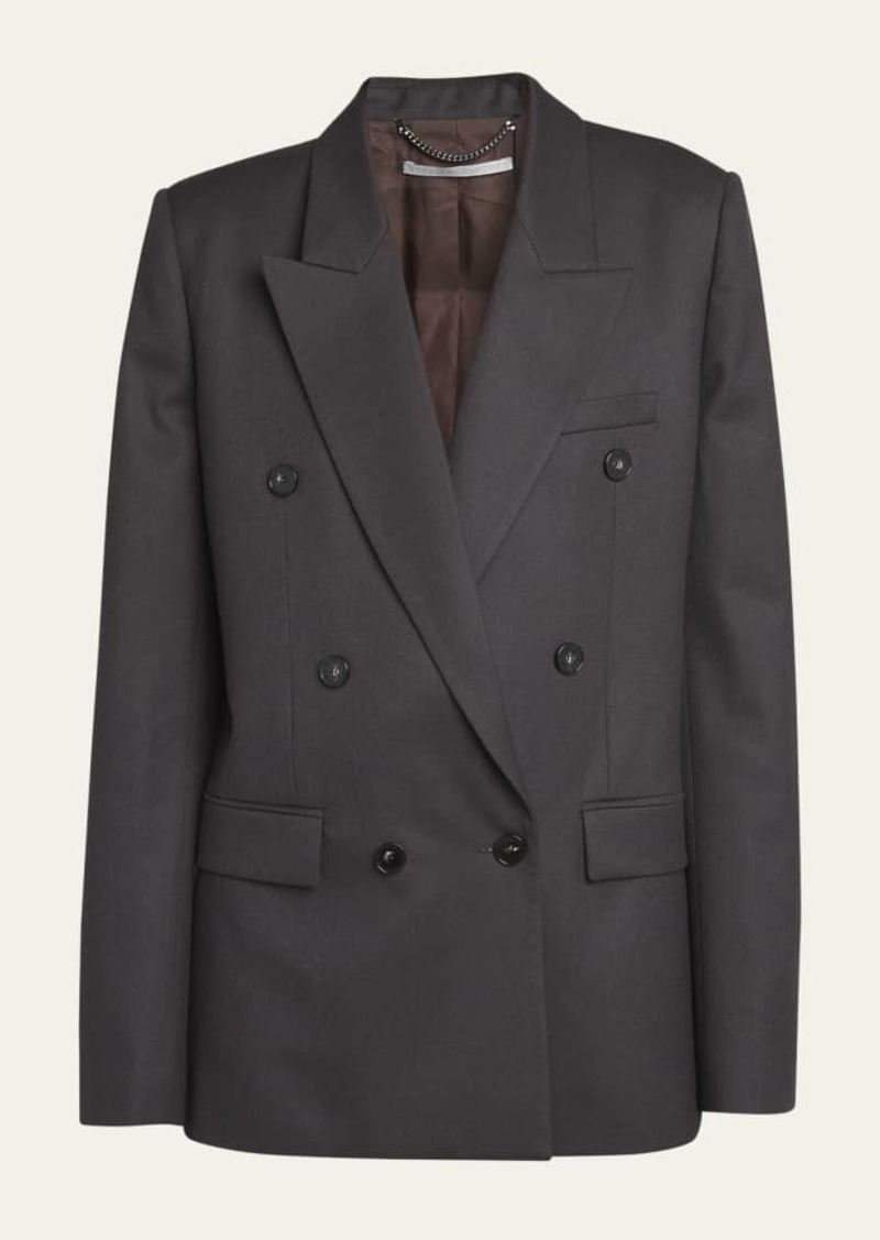 Stella McCartney Double Breasted Wool Blazer