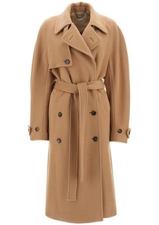 Stella mccartney double-breasted wool trench coat