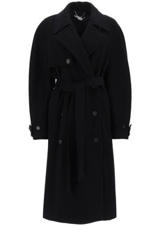 Stella mccartney double-breasted wool trench coat
