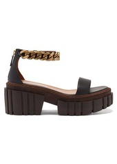 Stella McCartney Emilie chain-strap faux-leather platform sandals