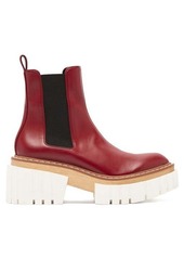 Stella McCartney Emilie faux-leather platform Chelsea boots
