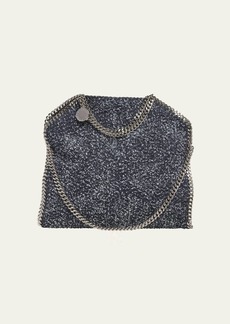 Stella McCartney Falabella Chain Eco Denim Tweed Tote Bag