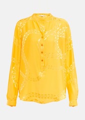 Stella McCartney Falabella jacquard shirt