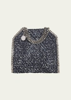 Stella McCartney Falabella Tiny Eco Denim Tweed Tote Bag