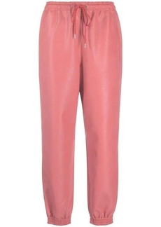 STELLA MCCARTNEY faux-leather tapered trousers