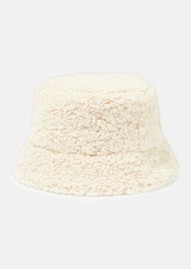 Stella McCartney Faux shearling bucket hat