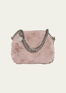 Stella McCartney Fluffy Fabric Mini Shoulder Bag