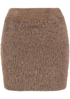 STELLA MCCARTNEY Fluffy knit mini skirt