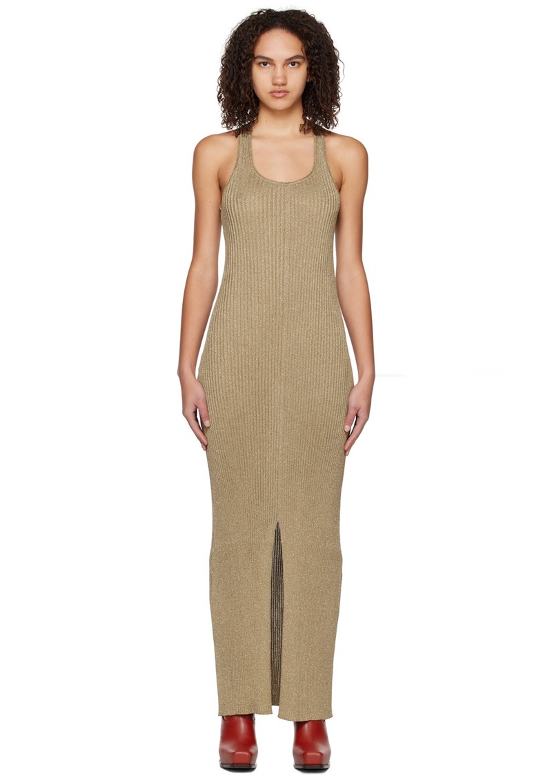 Stella McCartney Gold Sparkle Maxi Dress