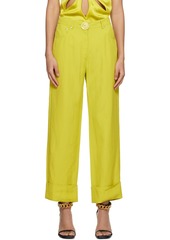 Stella McCartney Green Button Trousers