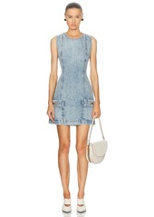 Stella McCartney Hardware Detailed Denim Dress