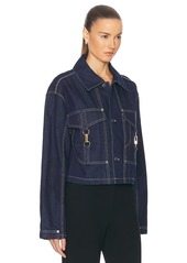 Stella McCartney Hardware Detailed Denim Jacket