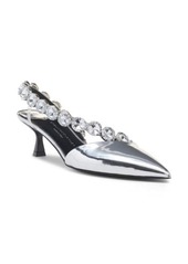 Stella McCartney Iconic Mirror Crystal Slingback Pump