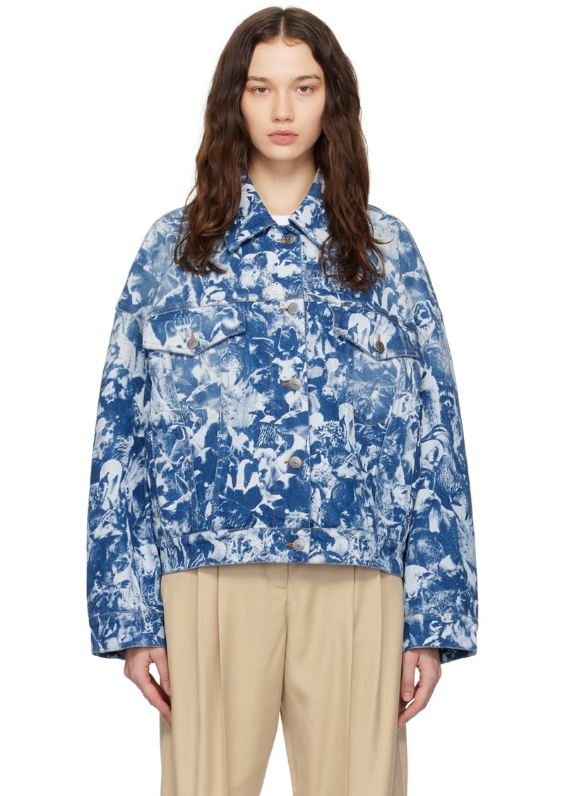 Stella McCartney Indigo Animal Crowd Denim Jacket