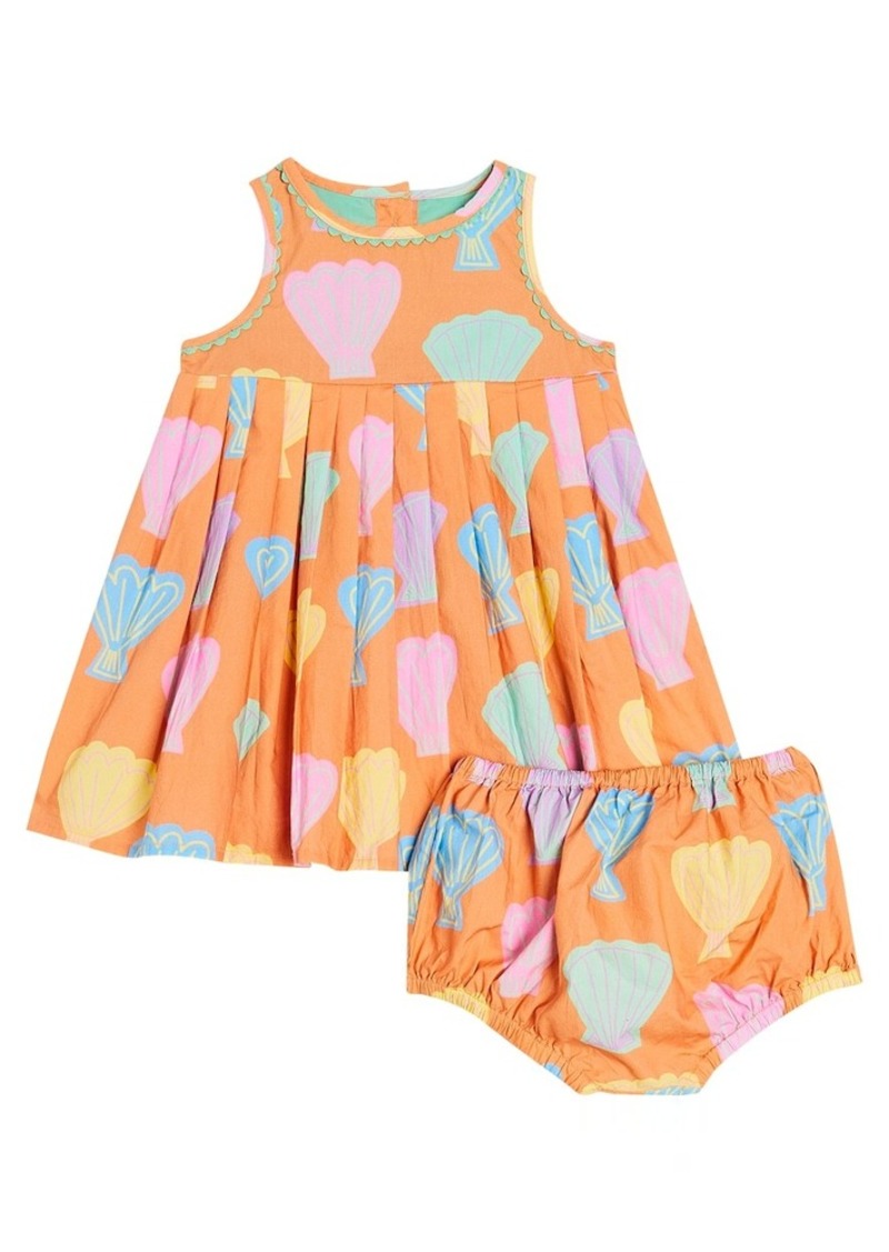 Stella McCartney Kids Baby cotton dress and bloomers set