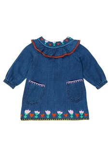Stella McCartney Kids Baby embroidered denim dress
