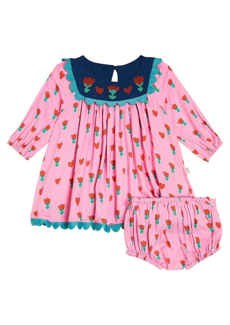 Stella McCartney Kids Baby floral dress and bloomers set