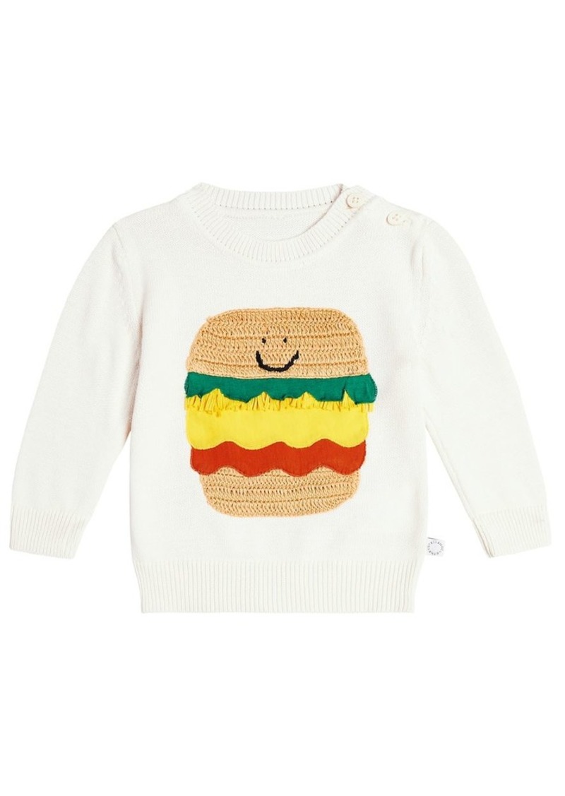 Stella McCartney Kids Baby intarsia cotton sweater