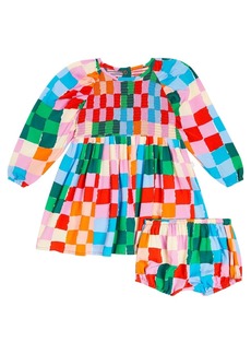 Stella McCartney Kids Baby printed dress and bloomers set