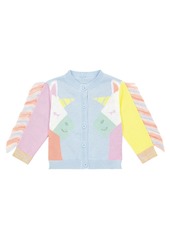Stella McCartney Kids Baby ruffle-trimmed cotton cardigan