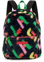 Stella McCartney Kids Black Graphic Backpack