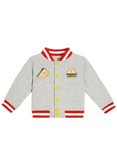 Stella McCartney Kids Printed cotton jersey cardigan