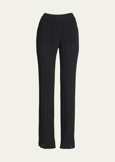 Stella McCartney Lightweight Plisse Knit Trousers