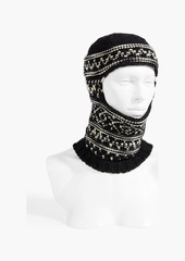 Stella McCartney Lingerie - Bouclé-knit wool balaclava - Black - ONESIZE