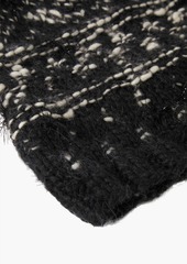 Stella McCartney Lingerie - Bouclé-knit wool balaclava - Black - ONESIZE